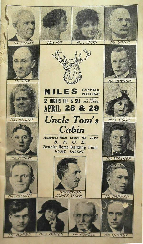 Niles Opera House - Old Flyer (newer photo)